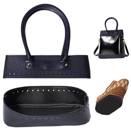 beinkmake PU Leather Handbag Making Kits Knitting Crochet Bags Bottom Shaper Bag Handle with Holes Set for DIY Purse Wallet Shoulder Tote Bags Backpack Making Repairing