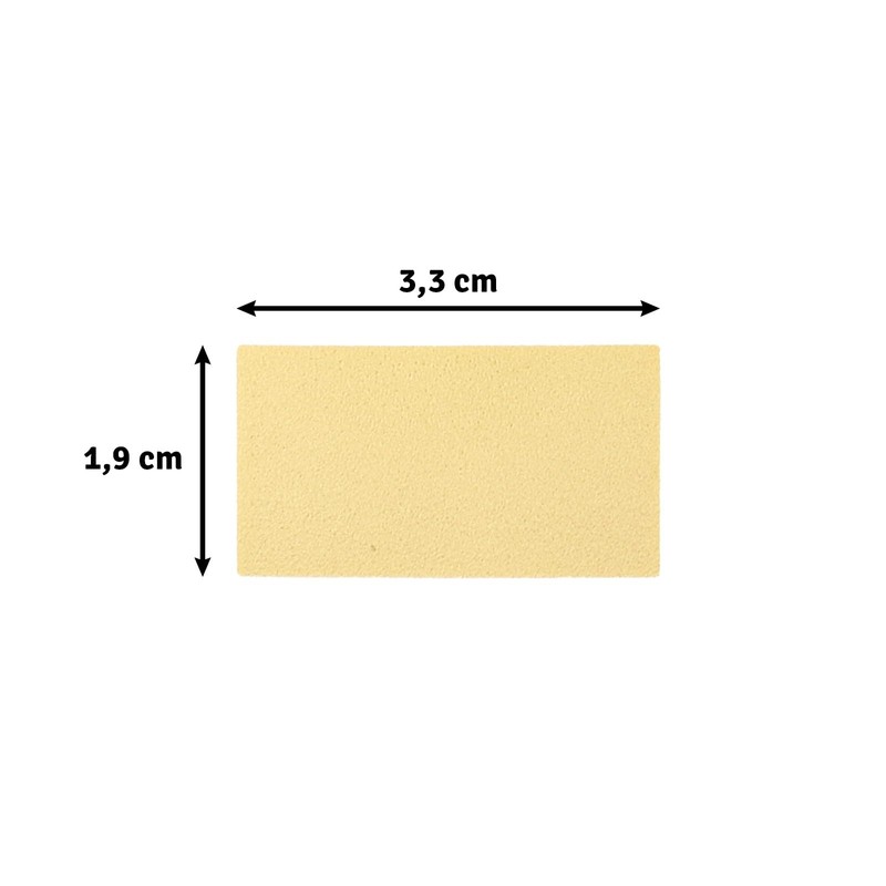 Vaessen Creative Motif punch rectangles, 1.8 x 3.3 cm, punch