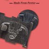 Scottish Heilan Coo Kilt Belt Buckle – Highland Cow Pewter