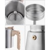 Sivaphe Stovetop Espresso Maker Stainless-Steel 3.5 oz, 1-2 Cup Coffee