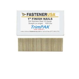 1" Finish Nails 16GA 304SS 1,000ct