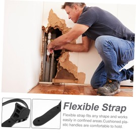 Operitacx Rollgabelschlüssel Automobil Mechaniker Filter Entfernung Werkzeug Gürtelbandschlüssel Kleiner Bandschlüssel Klempnerschlüssel Gurtschlüsselgrench Grau Plastik