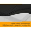 npluseins 1598.2327 Fitted Sheet for Toppers, 100% Cotton, Approx. 180-200