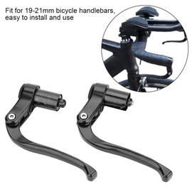 1Pair Brake Levels, Aluminum Alloy Bicycle Brake Handle Mountain Road Bike Brake Lever(Black) Bicycles and Spare Parts