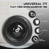 AR-PRO 4.80/4.00-8" Flat Free Tire and Wheel - 14.5" Solid