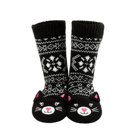 Panda Bros Women's Soft Warm Cozy Fuzzy Fleece-lined Winter Slipper Socks With Grippers