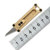 Mini Brass Rapid Utility knife, portable tool paper cutter, Hang