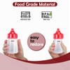 SUJUDE Botellas Exprimibles para Condimentos, Salsas, Masa para Panqueques, Plástico,