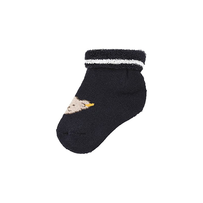 Steiff Unisex Baby Short Socks GOTS, Steiff Navy