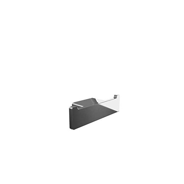 ICO V3223 Volkano Cinder Double Towel Hook In Chrome