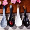 4 Pieces Japanese Soup Spoons, Asian Soup Spoon Suitable for