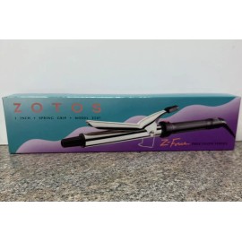 Zotos Z-Force Professional Spring Grip 1"Curling Iron Model Z507