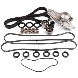 OCPTY Timing Belt Kit with Water Pump Replacement For Acura CL MDX TL For Honda For Accord,1999-2004 For Honda Odyssey,2003-2004 For Honda Pilot Replaces VCHO024 TS26286 ITM286