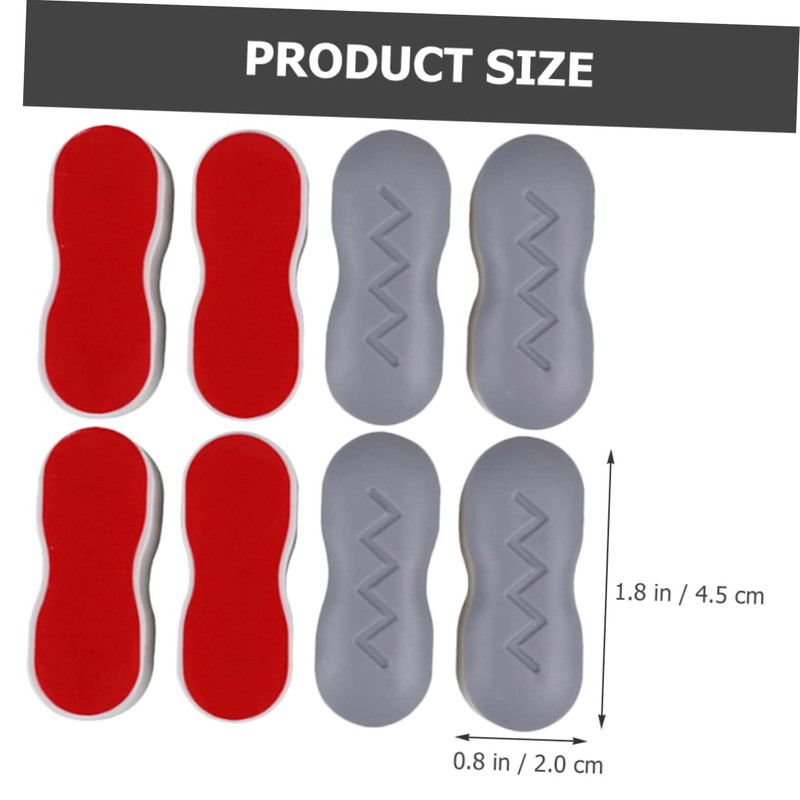LALAFINA 8Pcs Toilet Seat Bumper Replacement Kit Toilet Risers for