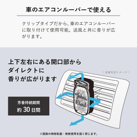 White Musk OA-JOH-12-1 Car Air Freshener Refill Pack of 3, John's Blend Johns Blend Clip-on Air Freshener