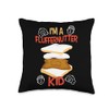 Funny Peanut Butter Sandwich Design Fluffernutter Kid Throw Pillow