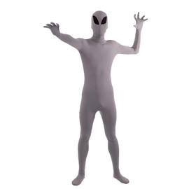 VSVO Full Body Greenman Suit - Lime Green (Grey Alien, Small)