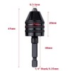 Bestgle 0.5mm - 3mm 1/4 inch Hex Shank Keyless Drill