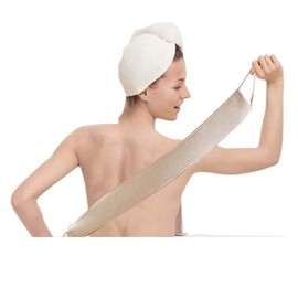 Spa Solutions Limpiador de espalda exfoliante y limpiador de doble cara