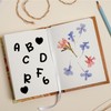 1180 Pcs Letter & Number Stickers – 10 Sheets 0.5