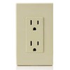 Leviton 5325-I 15 Amp, 125 Volt, Decora Duplex Receptacle, Residential