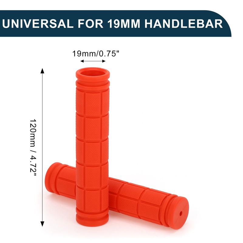 TUCKBOLD Bike Handlebar Grips Covers 120mm Long Soft | Bicycle