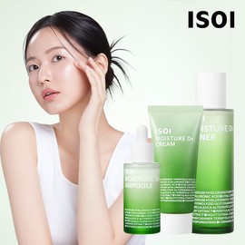 Isoi [3-Piece Set] Moisture Doctor (Jang Su-jin) Toner 130ml + Ampoule 40ml + Cream 70ml / 아이소이 [3종구성] 모이스춰 닥터(장수진) 토너130ml+앰플40ml+크림70ml