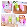 IWOWHERO 3pcs Leak Shampoo Bottle Travel Toiletries Bottles Lotion Squeeze