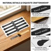 100Pcs Black Handmade Food Baking Seal Stickers for Pastry Wrapping