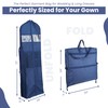 72" Wedding Dress Garment Bag - Accessory Pockets - Shoulder