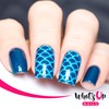 Whats Up Nails - Scales Mermaid Vinyl Stencils for Nail