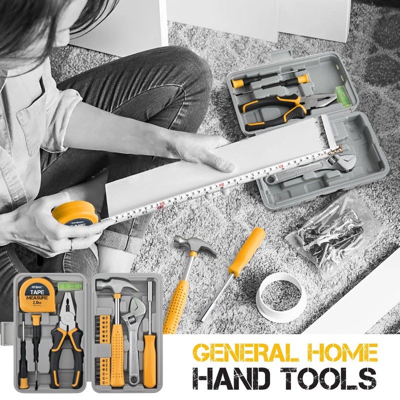 Hi-Spec 20pc Small Compact Home Office Basic Hand Tool Kit