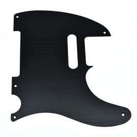 Dopro Metal Aluminum Anodized Vintage 5 Hole Tele Pickguard for American/Mexican FD Telecaster Black