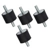 M10 Rubber Mounts, Air Compressor Pump Shock Absorber, Anti-Vibration Silent