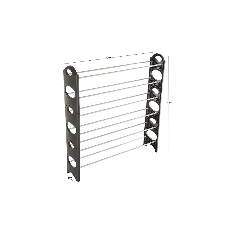 Home-Complete 6-Tier Stackable Shoe Rack