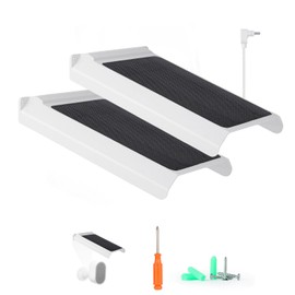 Unique Solar Panel Charger for Arlo Essential 2K Outdoor(2nd Gen)/Essential XL Camera(2nd Gen)/Essential Spotlight, 6V 4W Solar Panel for Arlo Camera, USB-C Plug, IP65 Weatherproof 0.8ft Cable, 2 Pack