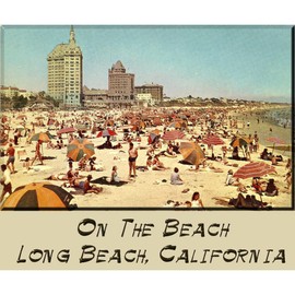 CafePress On The Beach Long Beach Throw Blanket Super Soft Fleece Plush Throw Blanket, 60"x50"