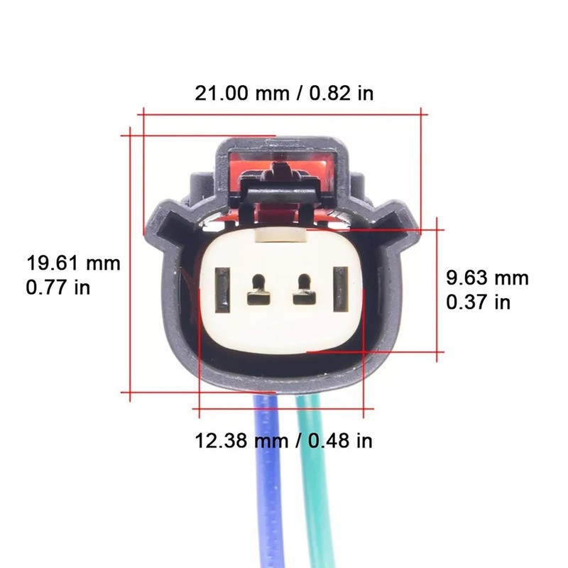D24E2 Fog Light Lamp Left and Right Front Connector Wire