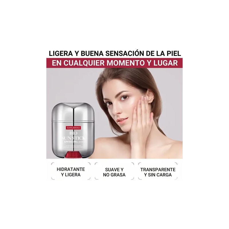 2 Piezas Protector Solar En Barra Bio Sun Stick Spf50+
