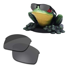 Acefrog AR Coated Polarised Replacement Lenses for Oakley Flak Jacket Sunglasses, Pitch Black - Inar Coated Polarized, Unit size