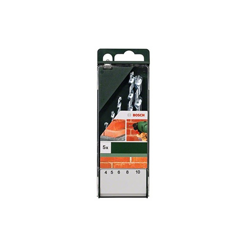 Bosch Masonry Drill Bit Set, 5 Pieces