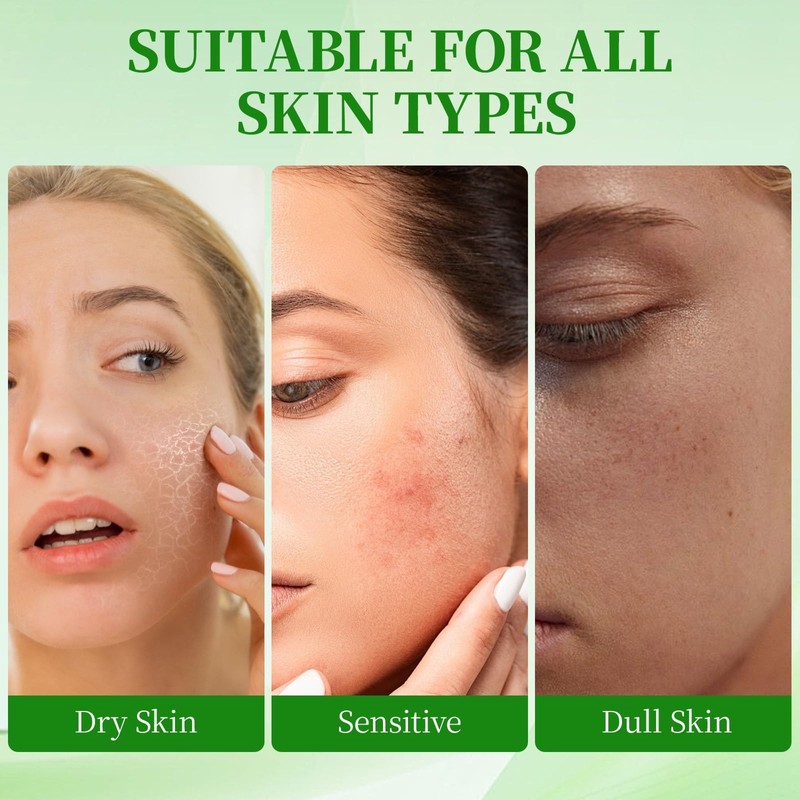 atnayo 10 Pcs Aloe Vera Moisturizing Face Mask, Skincare Hydrating