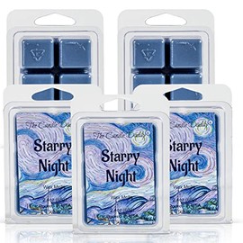 The Candle Daddy Starry Night - Best Night Ever- Scent - Maximum Scented Wax Cubes/Melts- 5 Packs -10 Ounces Total- 30 Cubes