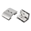 Sourcingmap Frameless Shower Door Hinge 8mm Thick Glass to Glass