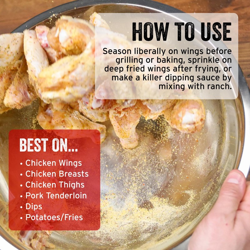PS Seasoning Spicy Dill Pickle Wing Rub - Hot Chicken