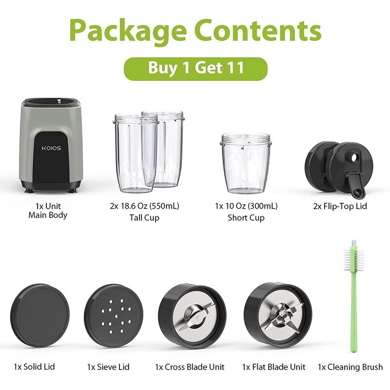 KOIOS 850W Blenders for Shakes&Smoothi