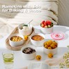 Mfacoy Ramekins with Lids Set of 6, 8 oz Porcelain