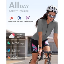 Health Fitness Tracker with 24/7 Heart Rate, Blood Oxygen, Blood Pressure, Sleep Tracker, Step Counter, 5ATM Waterproof Activity Trackers and Smart Watches for Women Men Kids (S & L Bands Included)