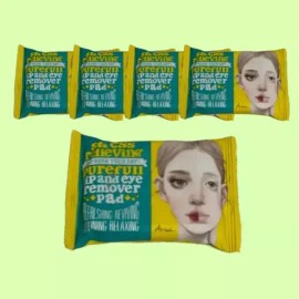 Ariel 아리얼 스트레스 릴리빙 립앤아이 리무버 패드 30매 5개 Ariel Stress Relieving Lip and Eye Makeup Remover Pads 30 Sheets 5 Packs [55g]