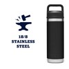 YETI Rambler 18 oz Bottle, Vacuum Insulated, Stainless Steel with